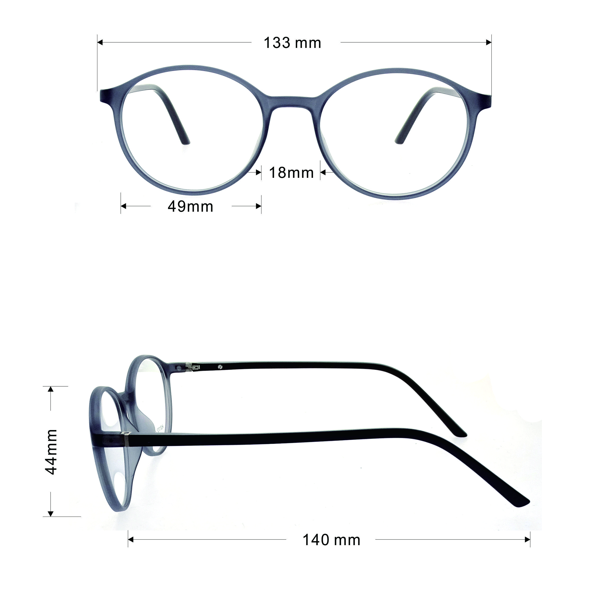 Novedad Original monturas de gafas redondas pequeñas a granel LO-OT594