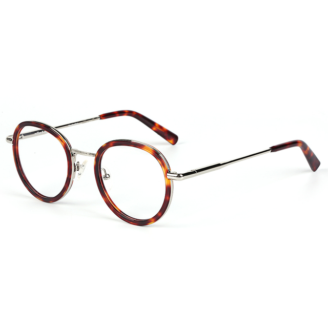 Venta al por mayor, nuevo diseño, gafas de bloqueo de luz azul, gafas, gafas, monturas ópticas de Metal a la moda EM2923