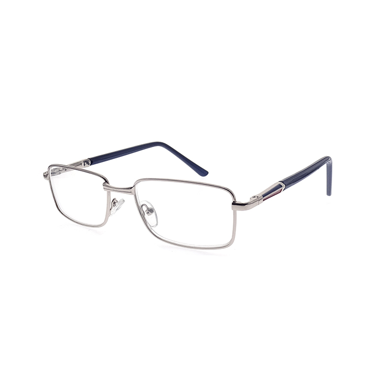 Venta al por mayor marco de metal flexible anti azul gafas de lectura LR-M1553