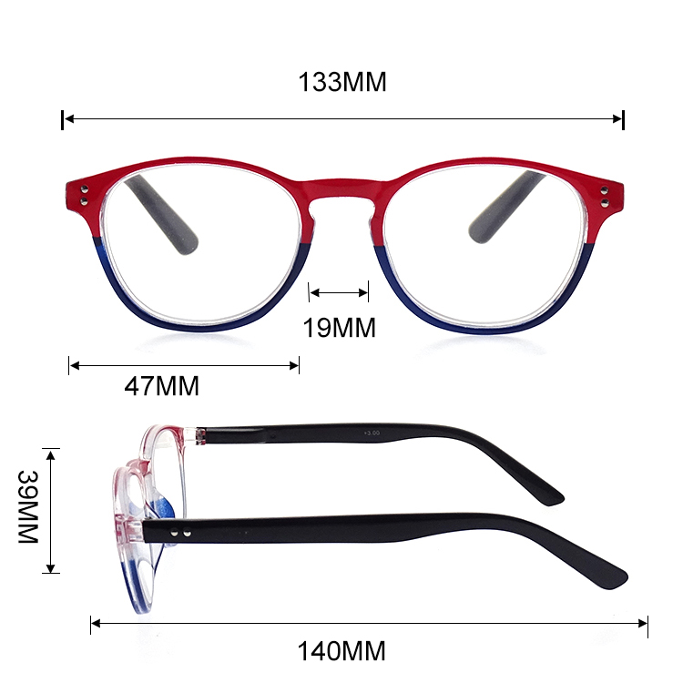 Moda de gama alta ajustable en stock gafas baratas gafas de lectura LR-P4370