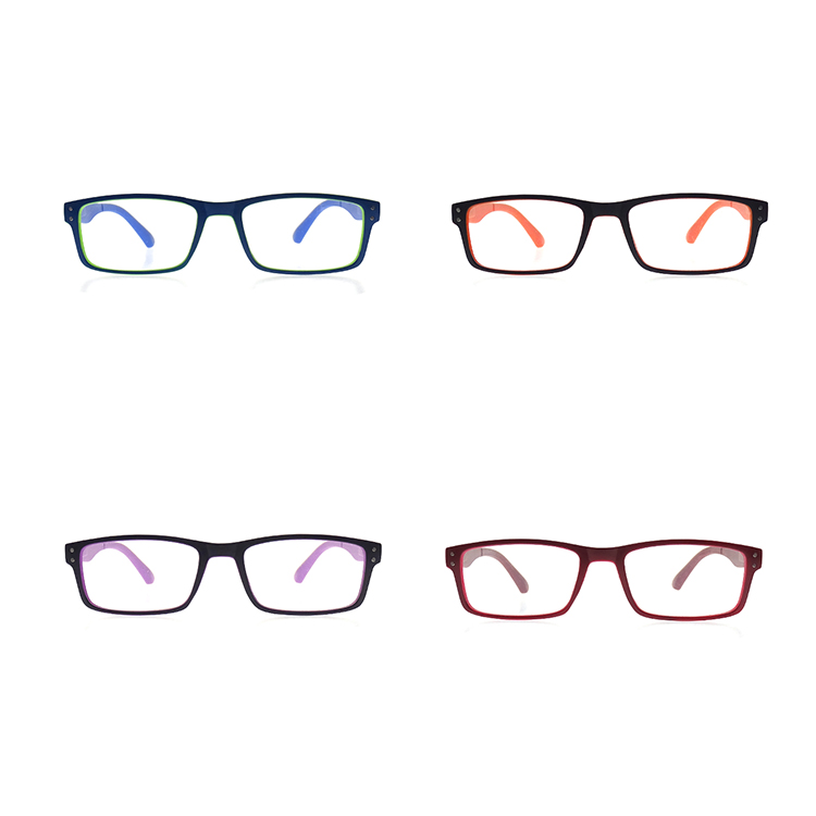 Marco azul Eyewear óptico anti azul claro gafas de lectura vidrios lr-p4880