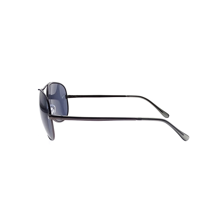 Trendy Black Unisex Gafas de sol Aviator Gafas de sol Excitednaive LS-M294