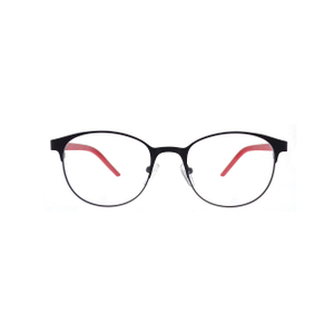 Moda de dos tonos Color Metal Marcos ópticos EyeGlasses Lo-M434