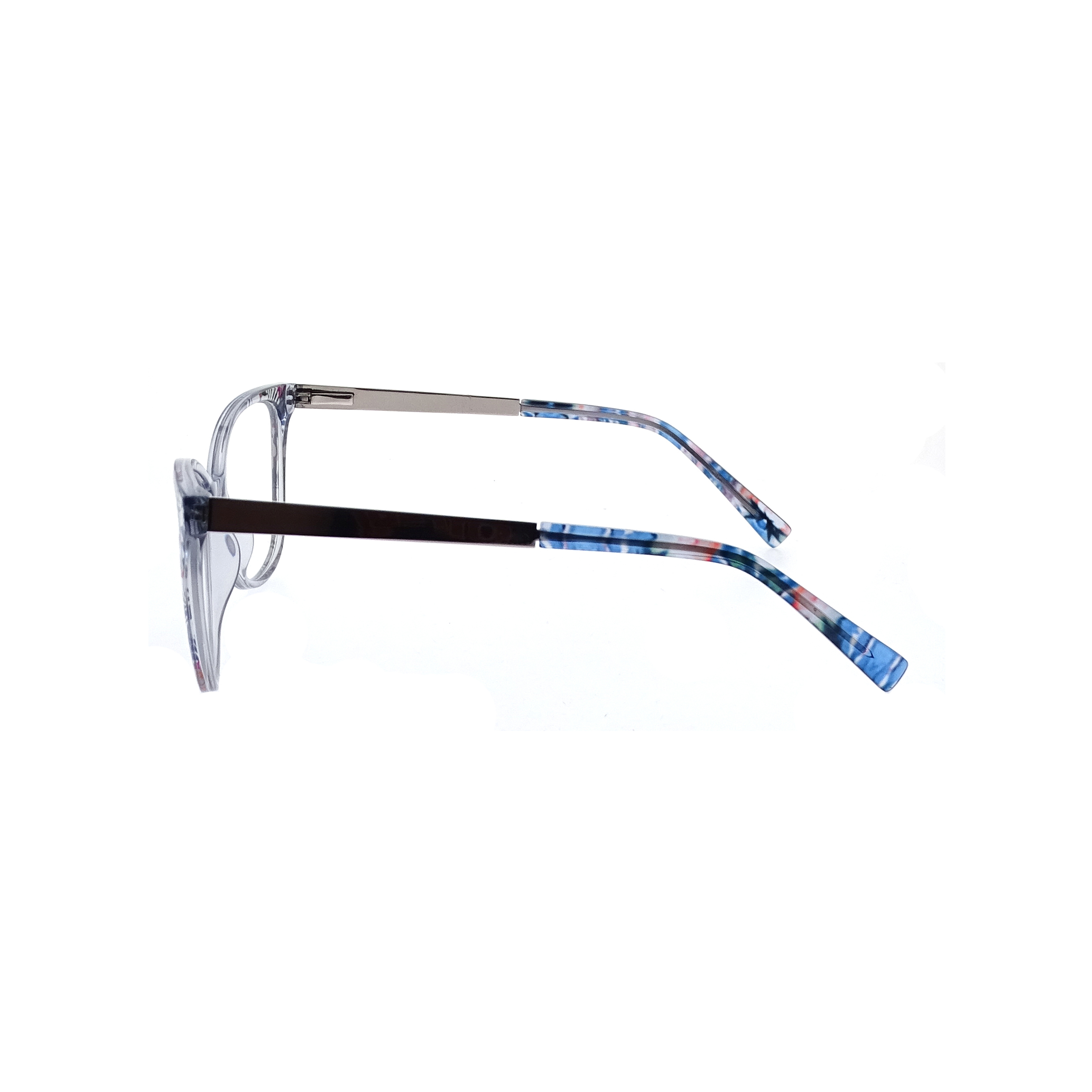 Nuevos marcos de anteojos de cristal de ojo óptico de mosaico de moda LO-OI258